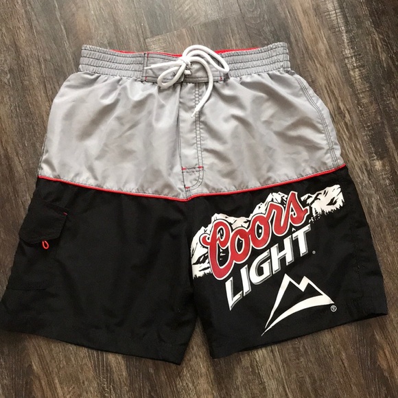 coors light swim trunks